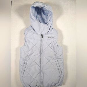 Women's XS Frosted Lavender Hooded Puffer Vest by Bench.